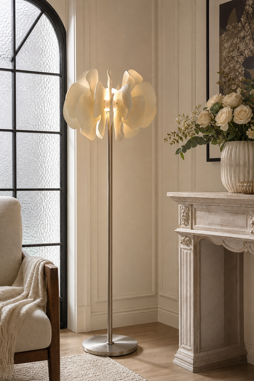 
Petalisse Ceramic Petal Floor Lamp